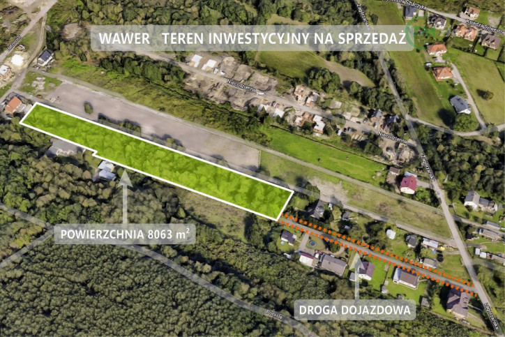 Działka Sprzedaż Warszawa Wawer Zagórzańska 2