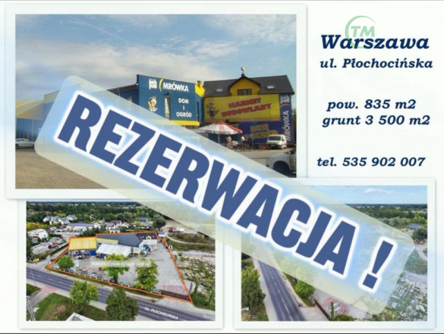 Działka Sprzedaż Warszawa Płochocińska 1